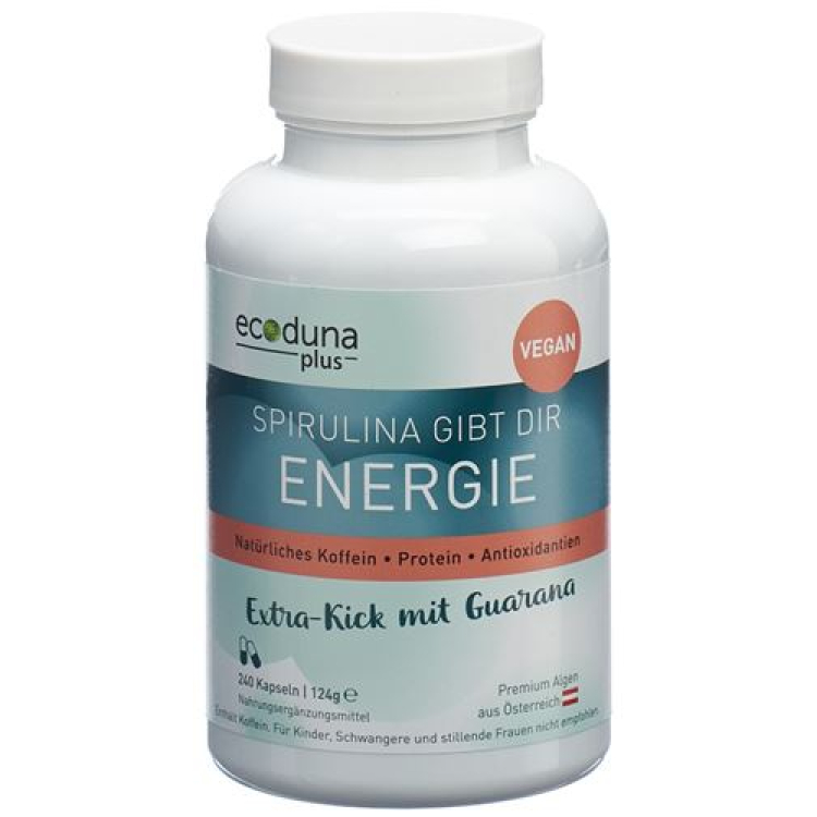 ecoduna plus Spirulina ENERGY Cape Ds 240 pcs