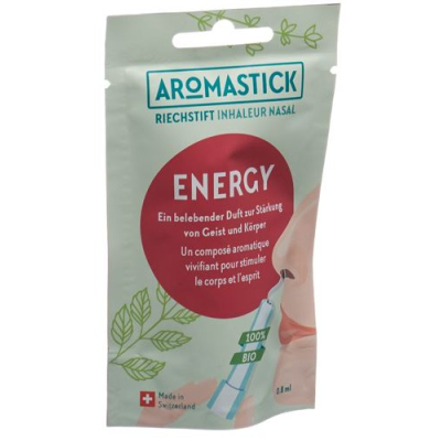 Aroma stick olfactory pin 100% bio energy bag