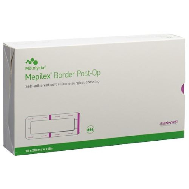 Mepilex Border Post OP 10x20cm 10 pcs