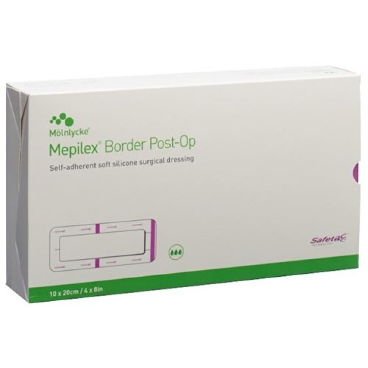 Mepilex Border Post OP 10x20cm 10 vnt