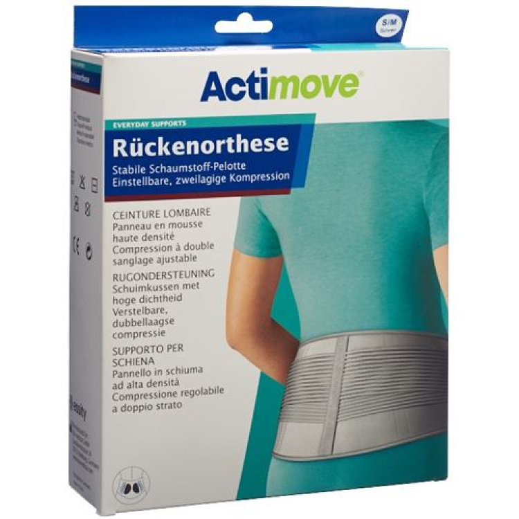 Cinta de apoio para as costas Actimove Everyday S / M