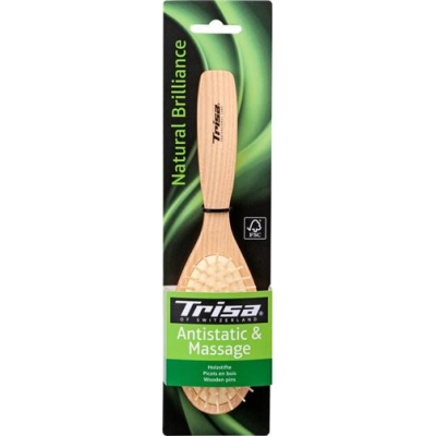 Trisa natural brilliance gummiborste trästift