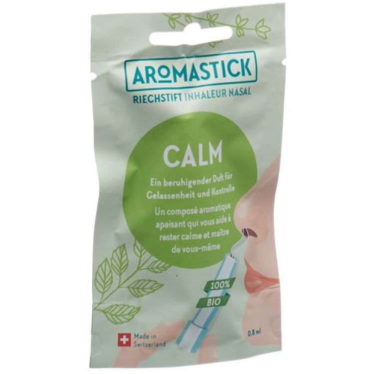 AROMA STICK olfactory pin 100% organisk Calm bag