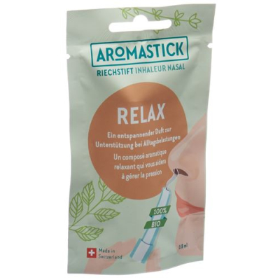 Aroma stick olfactory pin 100% organic relax bag