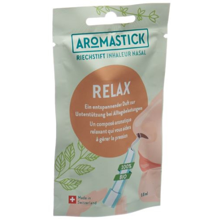 AROMA STICK spilla olfattiva 100% bio Relax Btl