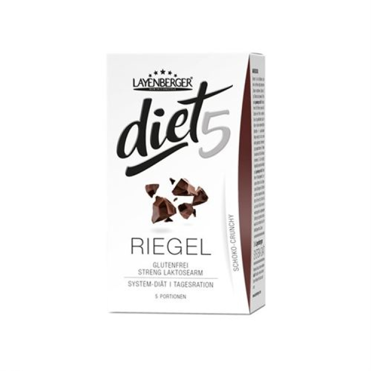 Layenberger diet5 bar Chocolate-Crunchy 5 x 47 g