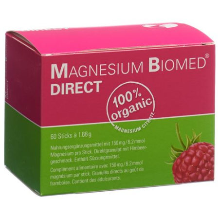 Magnesium Biomed direkt Gran stick 60 adet