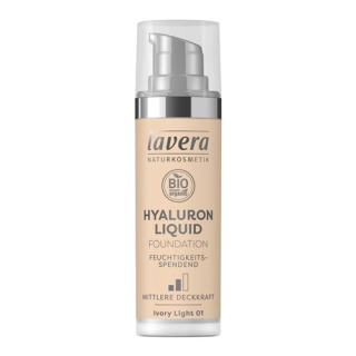 Lavera hyaluron liquid foundation ivory light 01 tb 30 ml