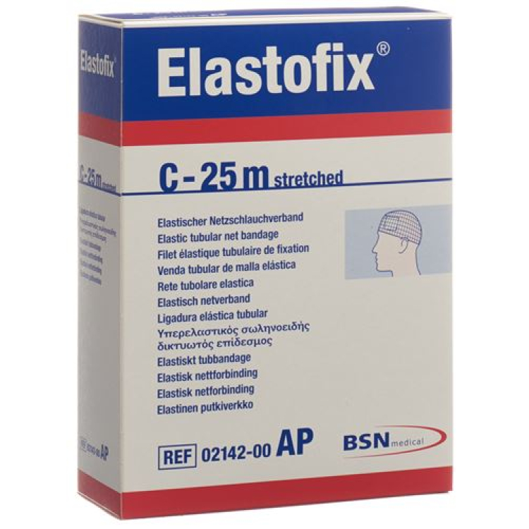 Elastofix nettrørbandasje C 25m torsohode