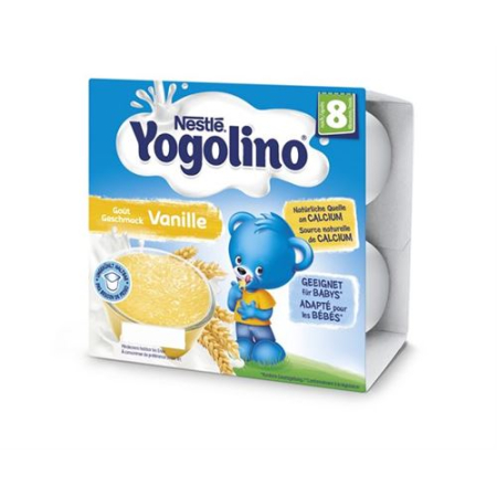 Nestlé Yogolino Geschmack Vanille 8 Monate 4 x 100 g