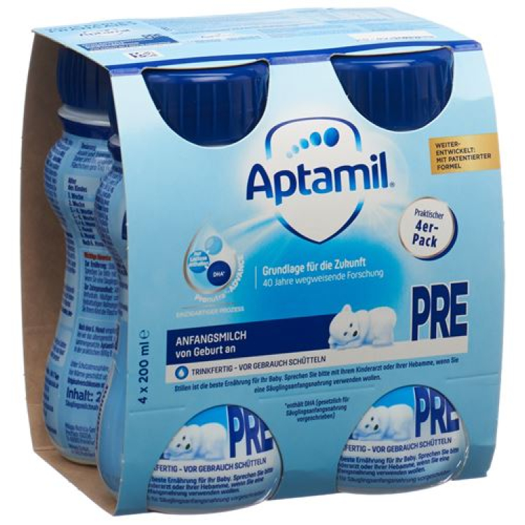 Milupa Aptamil Pré PB DE 4 x 200 ml