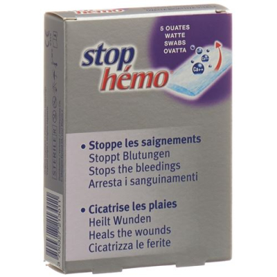 Stop Hemo כותנה גדוד סטרילי 5 יח'