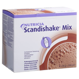 Scandishake Mix Plv Chocolat 6 x 85 g