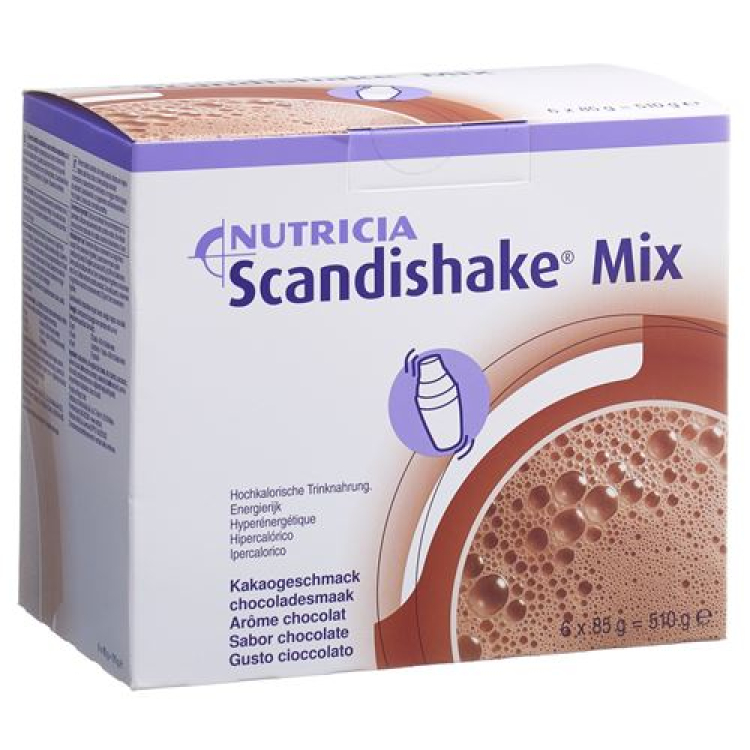 Scandishake Mix Plv შოკოლადი 6 x 85 გ