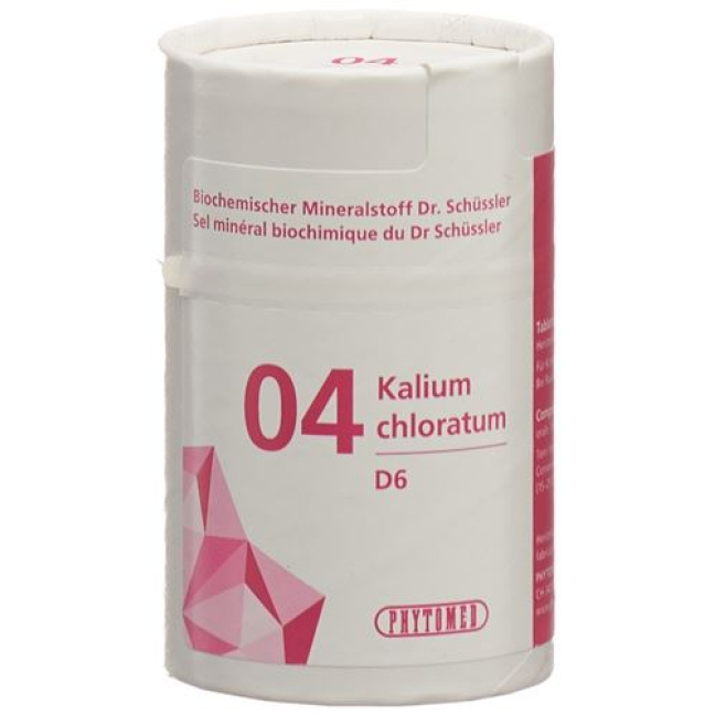 PHYTOMED Schüssler Nr4 Cloruro de potasio comprimidos D 6 100 g de