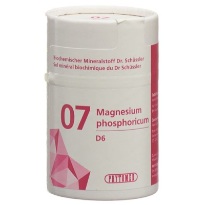 Phytomed schüssler nr7 ម៉ាញេស្យូម phosphoricum tbl d 6 100 ក្រាមនៃ