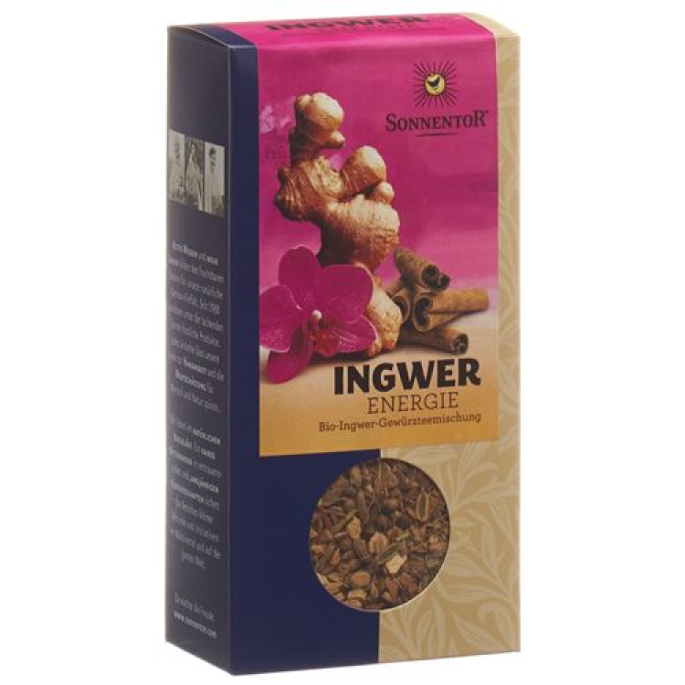 Sonnentor Ginger Energy Tea Batalhão 18 peças