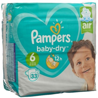 Pampers Baby Dry Gr6 13-18kg Extra Large economy pack 34 pcs