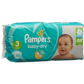 Pampers Baby Dry Gr3 6-10kg Midi economy pack 52 pcs