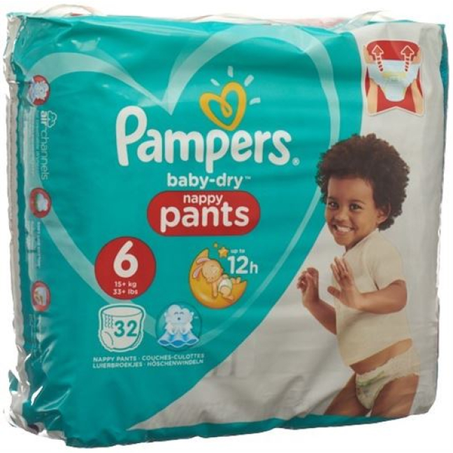 Pampers Baby Dry Pants GR6 15 + kg Extra Large Sparpack 33 pcs acheter en  ligne