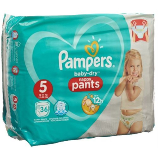Pampers Baby Dry Pants Gr5 12-17kg Junior Saver Pack 37 pcs