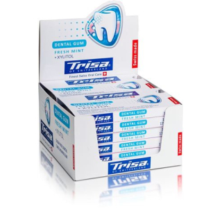 Trisa Dental Gum Fresh Mint DUO 6 pieces