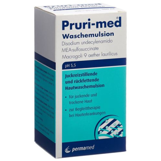 Pruri-med antipruritic and moisturizing skin wash emulsion p