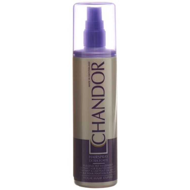 CHANDOR HAIRSPAY neaerozolinis Fix Extra skirtas 200 ml