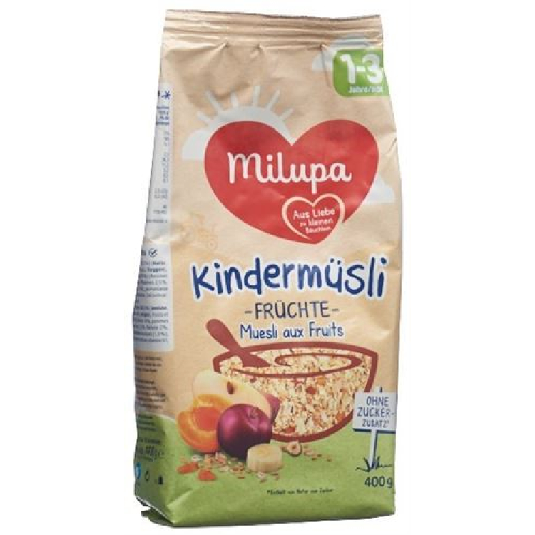 Milupa lasten viljahedelmät 400g