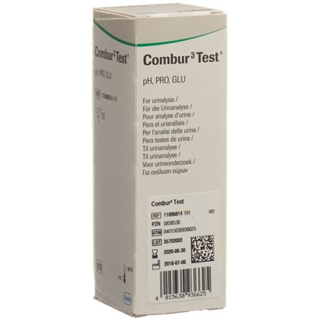 Combur 3 Test Strips 50 pcs