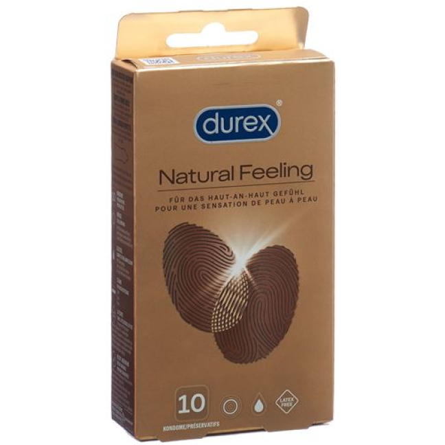 Durex Natural Feeling קונדומים 10 חתיכות