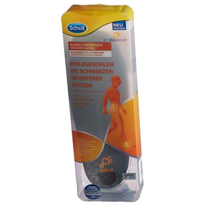 Scholl in-balance insoles 37-39.5 lower back 2 pcs