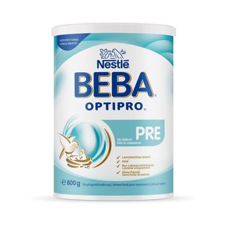 Beba Optipro PRE nuo gimimo Ds 800 g