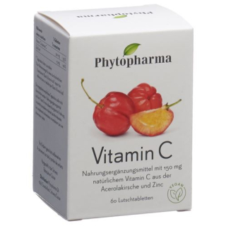 Phytopharma c-vitamiini 60 imeskelytabletit