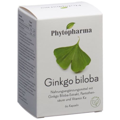 Phytopharma ginkgo biloba kaps can 60 pcs