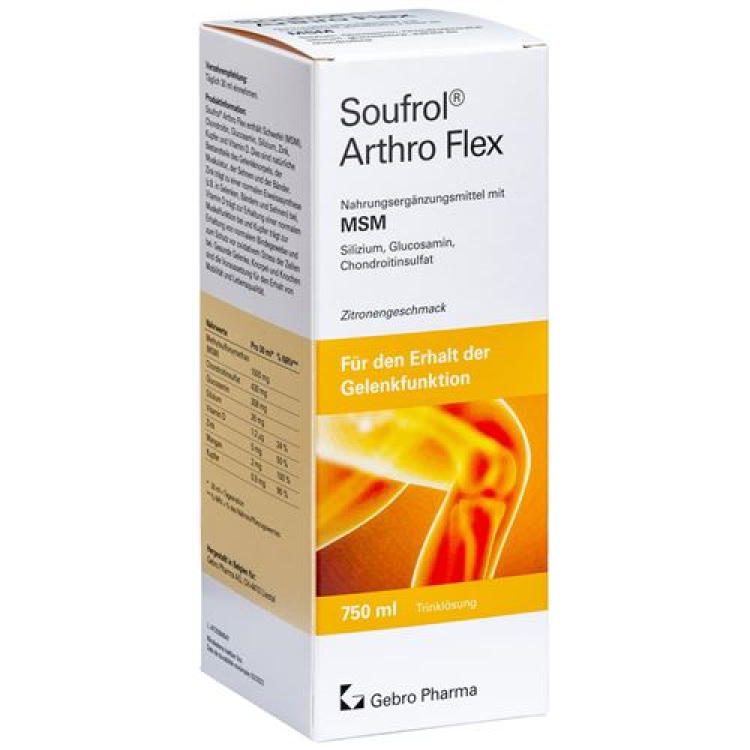 Soufrol arthro Flex სასმელი Loose Fl 750 მლ