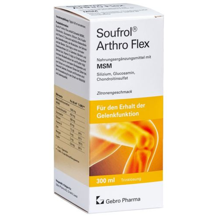 Soufrol arthro Flex uống Lös Fl 300 ml