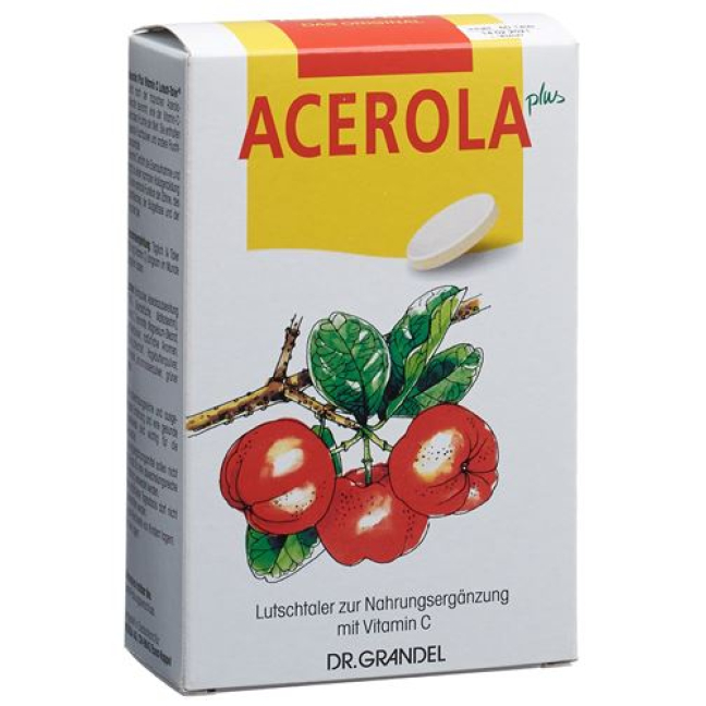 Dr Grandel Acerola Plus pastillari Taler vitamin C 60 dona