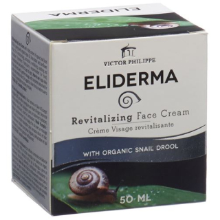 ELIDERMA crema facial revitalizante con alta proporción de baba de caracol ecológica Ds 50 ml