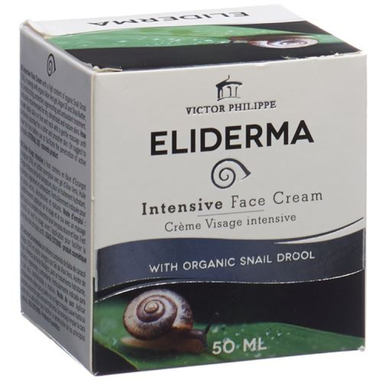 ELIDERMA Intensive face cream with a high proportion of organic snail Ds 50 ml