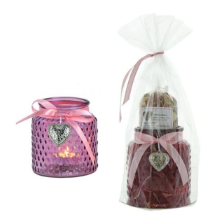 Herboristeria gift lantern with Blütenzauber tea