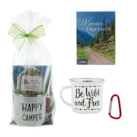 Herboristeria Gift hiking tea with cup and book