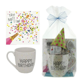 Herboristeria Gift Happy Birthday with cup and napkins