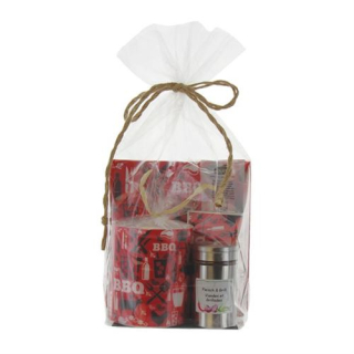 Herboristeria gift Ambiance BBQ with spice. Candle. napkins