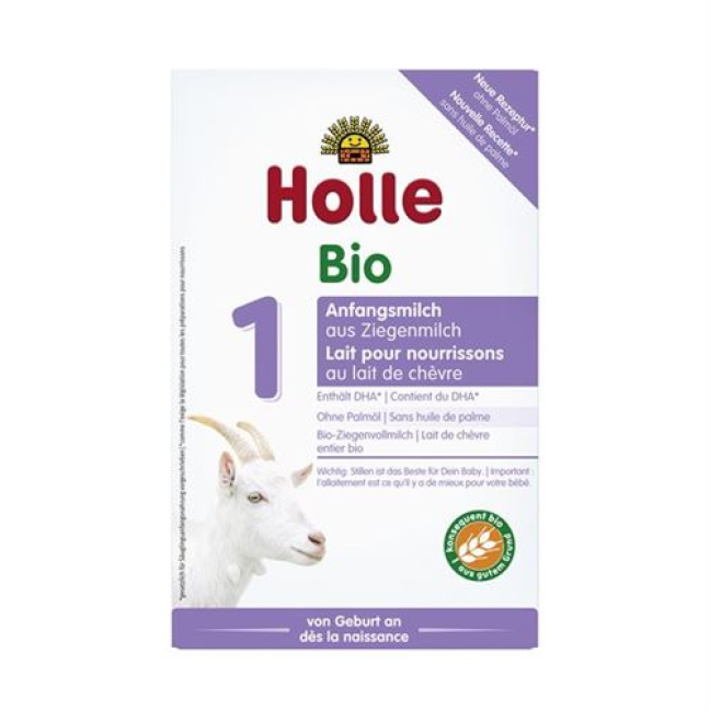 Holle Organic Infant Formula 1 de leche de cabra 400 g