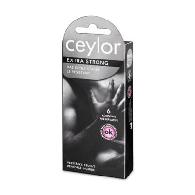 Ceylor extra strong prezervatyvai 6 vnt