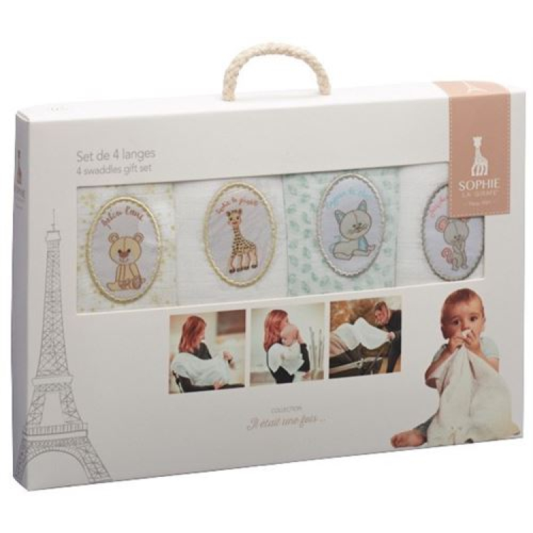 Sophie la girafe 4-piece Windelset