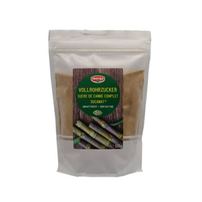 Morga sucanat whole cane sugar organic 500 g bag