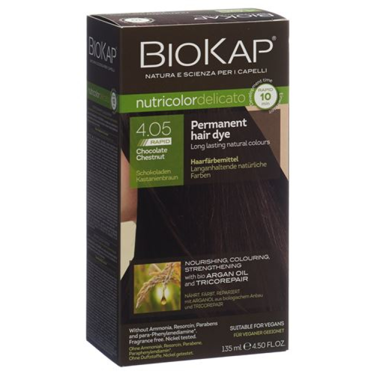 BIOKAP Nutricolor Delicato Rapid Chocolate Maroon 135 ml