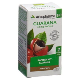 Arkocaps Guarana organic jar 40 capsules